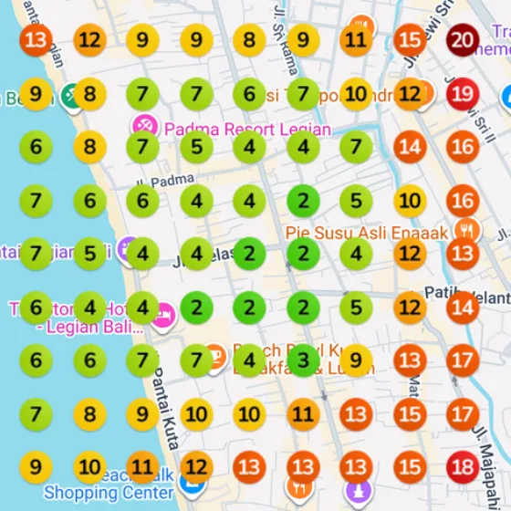 Lemongrass Google Maps rankings for "asian restaurant" after (8 months)